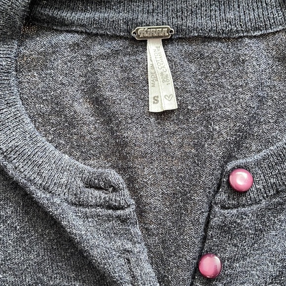 Kirra Women's Sweatshirt size grey,  cotton, cashmere. - Picture 2 of 3